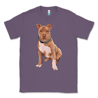 Lavender Brown Pitbull Classic Tee - RanaPortraitStore