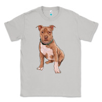 Moon Dust Brown Pitbull Classic Tee - RanaPortraitStore