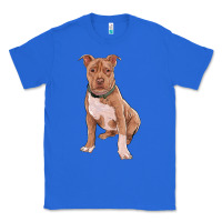 True Royal Brown Pitbull Classic Tee - RanaPortraitStore