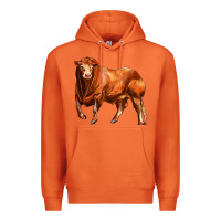 Carrot red angus bull Premium Hoodie - LillyAllenDesigns