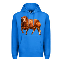 True Royal red angus bull Premium Hoodie - LillyAllenDesigns