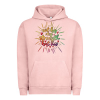 Pigment Salmon not by my strength but his Urban Hoodie - MaliasSmallBusiness