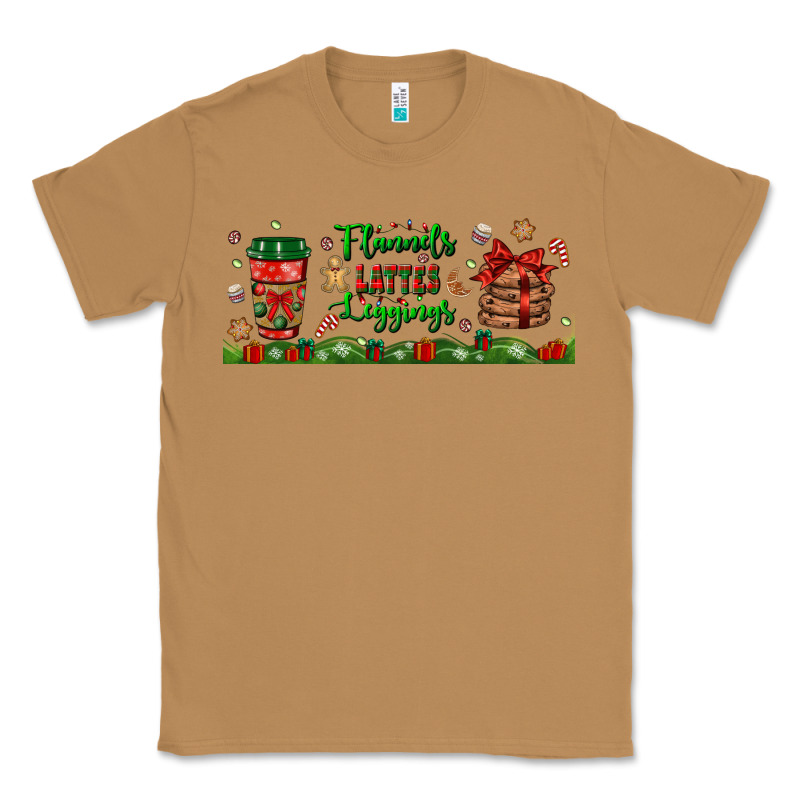 Flannels Lattes Leggings Libbey Glass Classic Tee by BundleAndBundleShop | Teevron