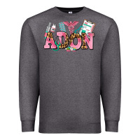 Charcoal Heather adon nurse Premium Sweatshirt - AdoDesignShop