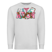 Dove Grey adon nurse Premium Sweatshirt - AdoDesignShop