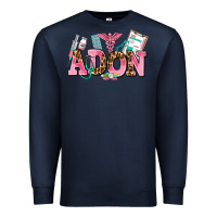 Navy adon nurse Premium Sweatshirt - AdoDesignShop