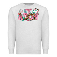 Oatmeal Heather adon nurse Premium Sweatshirt - AdoDesignShop