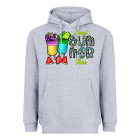 Heather Grey sweet summer time3 Heavyweight Hoodie - CowhideDigitalArt