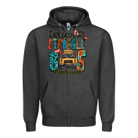 Charcoal Heather captain of struggle bus busdriver life Zipper Hoodie - texasbilliewilder