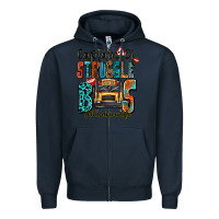 Navy captain of struggle bus busdriver life Zipper Hoodie - texasbilliewilder