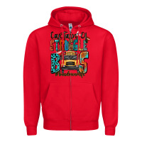 Red captain of struggle bus busdriver life Zipper Hoodie - texasbilliewilder