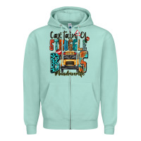 Seafoam captain of struggle bus busdriver life Zipper Hoodie - texasbilliewilder