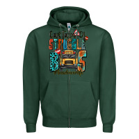 Sports Green captain of struggle bus busdriver life Zipper Hoodie - texasbilliewilder