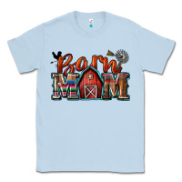 Dusty Blue barn mom Classic Tee - Zillion Design Studio