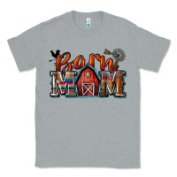 Heather Grey barn mom Classic Tee - Zillion Design Studio