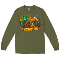 Army Green Teaching little pumpkins Long Sleeve Tee - RanaPortraitStore