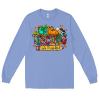 Colony Blue Teaching little pumpkins Long Sleeve Tee - RanaPortraitStore