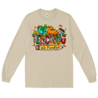 Mushroom Teaching little pumpkins Long Sleeve Tee - RanaPortraitStore