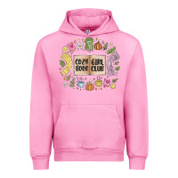 Fuchsia Pink cozy book girl club Urban Hoodie - MaliasSmallBusiness