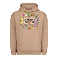 Pigment Burro cozy book girl club Urban Hoodie - MaliasSmallBusiness