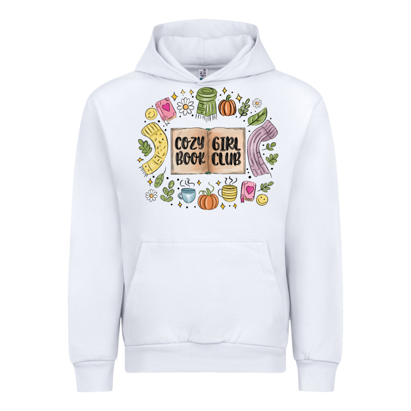 Cozy Book Girl Club Urban Hoodie by MaliasSmallBusiness | Teevron