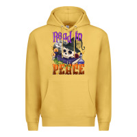Antique Gold Read in peace Halloween Premium Hoodie - NancyCooperArtShop