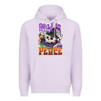 Lilac Read in peace Halloween Premium Hoodie - NancyCooperArtShop