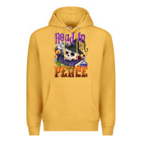 Mustard Read in peace Halloween Premium Hoodie - NancyCooperArtShop