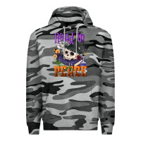 Slate Camo Read in peace Halloween Premium Hoodie - NancyCooperArtShop