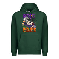 Sports Green Read in peace Halloween Premium Hoodie - NancyCooperArtShop