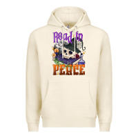 Tofu Read in peace Halloween Premium Hoodie - NancyCooperArtShop