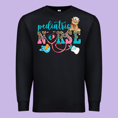 Pediatric Nurse Premium Sweatshirt Designed By Adodesignshop