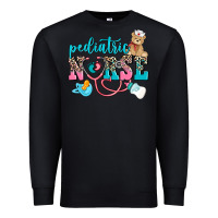 Black pediatric nurse Premium Sweatshirt - AdoDesignShop