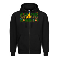 Black chaos coordinator Zipper Hoodie - texasbilliewilder