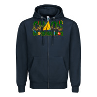 Navy chaos coordinator Zipper Hoodie - texasbilliewilder