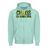 Seafoam chaos coordinator Zipper Hoodie - texasbilliewilder
