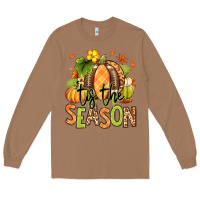 Toasted Coconut Tis' the season Fall American Football Long Sleeve Tee - RanaPortraitStore