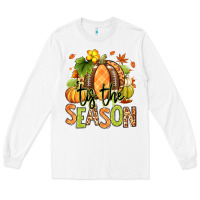 White Tis' the season Fall American Football Long Sleeve Tee - RanaPortraitStore