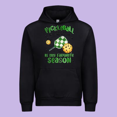 Pickleball Is My Favorite Season Urban Hoodie Designed By Maliassmallbusiness