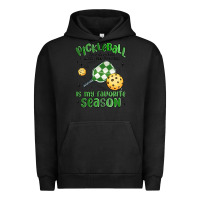 Pigment Black pickleball is my favorite season Urban Hoodie - MaliasSmallBusiness