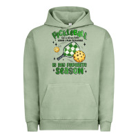 Pigment Oil Green pickleball is my favorite season Urban Hoodie - MaliasSmallBusiness