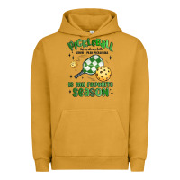 Pigment Peanut Butter pickleball is my favorite season Urban Hoodie - MaliasSmallBusiness