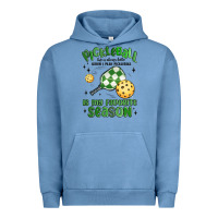 Pigment Pebble Blue pickleball is my favorite season Urban Hoodie - MaliasSmallBusiness