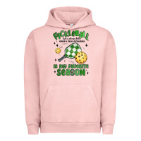 Pigment Salmon pickleball is my favorite season Urban Hoodie - MaliasSmallBusiness