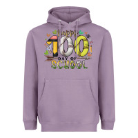 Lavender happy 100 day of school Heavyweight Hoodie - RacoonDesign