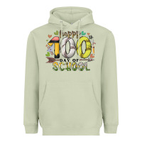 Matcha happy 100 day of school Heavyweight Hoodie - RacoonDesign