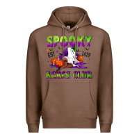 Chestnut Spooky babes club Premium Hoodie - NancyCooperArtShop