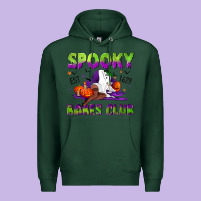 Spooky Babes Club Premium Hoodie Designed By Nancycooperartshop