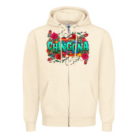 Sandshell chingona Zipper Hoodie - texasbilliewilder