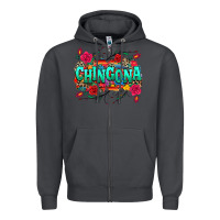 Smoke chingona Zipper Hoodie - texasbilliewilder